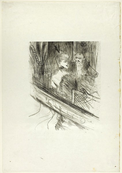 Baron Moïse, the Box, from Au Pied du Sinaï, 1897, published 1898, Henri de Toulouse-Lautrec,