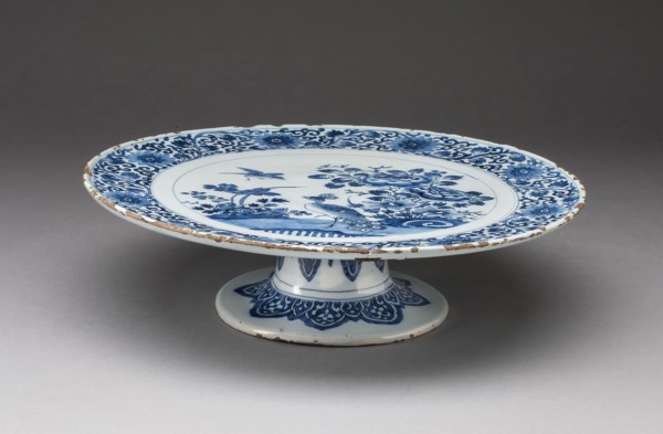 Cheese Dish, c. 1680, Netherlands, Delft, Delft, Tin-glazed earthenware (Delftware), 8.3 × 32.9 cm