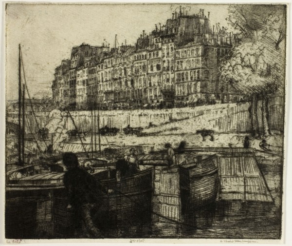 La Cité, Paris, 1900, Donald Shaw MacLaughlan, American, born Canada, 1876-1938, United States,