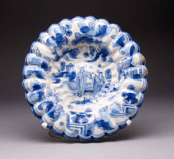 Plate, 1680/1700, Germany, Hanau or Frankfurt, Hanau, Tin-glazed earthenware (faience), H. 7 cm (2