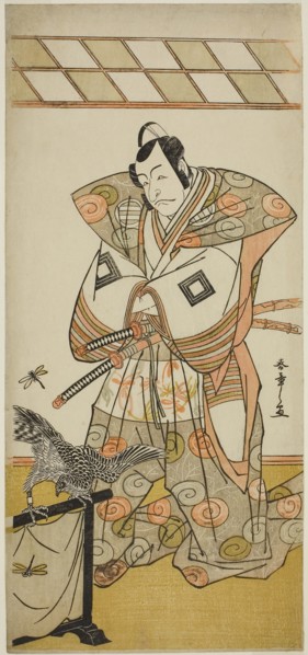 The Actor Ichikawa Danjuro V as Ashikaga Takauji in the Play Kaeribana Eiyu Taiheiki, Performed at