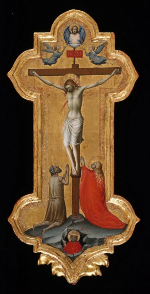 Processional Cross with Saint Mary Magdalene and a Blessed Hermit, 1392/95, Lorenzo Monaco,
