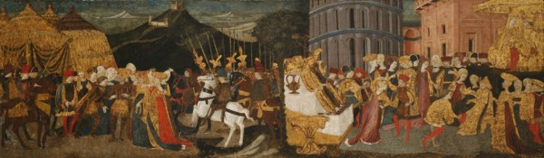 The Continence of Scipio, c. 1455, Workshop of Apollonio di Giovanni and Marco del Buono Giamberti,