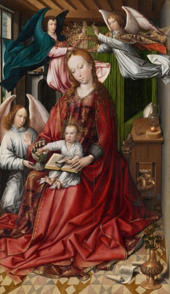 Virgin and Child Crowned by Angels, 1490/95, Colyn de Coter, Netherlandish, 1450/55–before 1539/40,