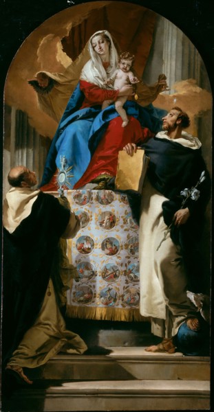 Virgin and Child with Saints Dominic and Hyacinth, 1730/35, Giovanni Battista Tiepolo, Italian,