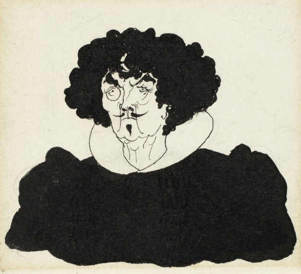 Portrait of Whistler in Spanish 17th Century Costume, 1892/1898, Aubrey Vincent Beardsley, English,