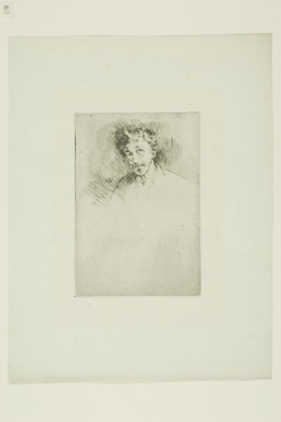 Whistler with the White Lock, 1876/79, James McNeill Whistler, American, 1834-1903, United States,