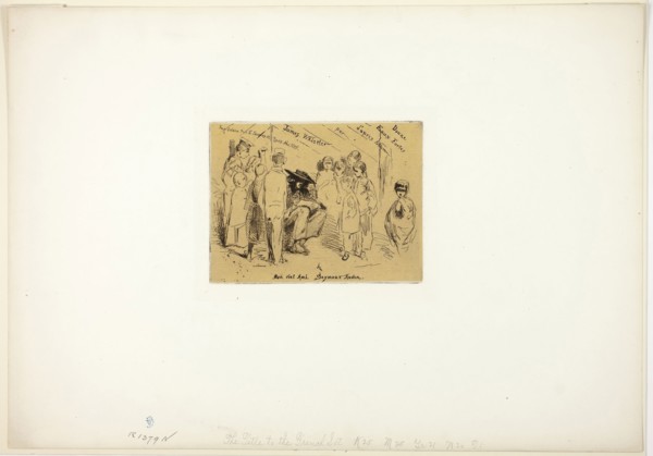 The Title Page for ‘Douze Eaux Fortes d’après Nature’, 1858, James McNeill Whistler, American,