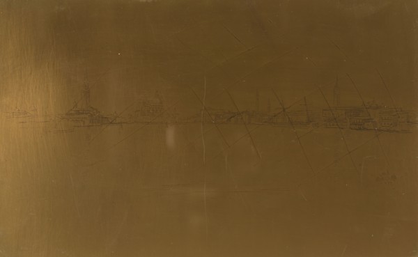 Salute Dawn, 1879/80, James McNeill Whistler, American, 1834-1903, United States, Cancelled copper