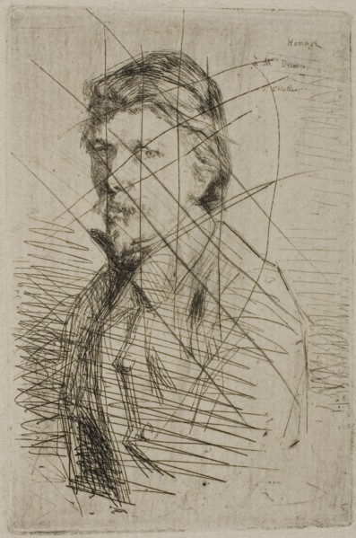Auguste Delâtre, Printer, 1858/59, James McNeill Whistler, American, 1834-1903, United States,