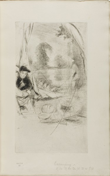 The Camp, 1861, James McNeill Whistler, American, 1834-1903, United States, Drypoint, with drypoint