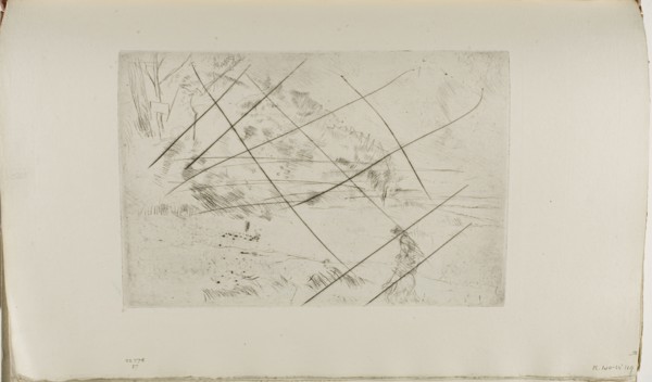 Speke Shore, 1875, James McNeill Whistler, American, 1834-1903, United States, Drypoint with foul