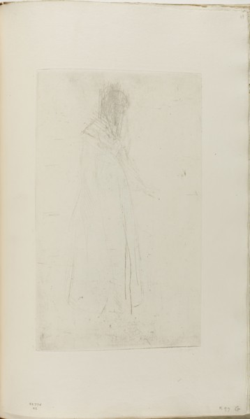 Whistler’s Mother, 1871, James McNeill Whistler, American, 1834-1903, United States, Drypoint with