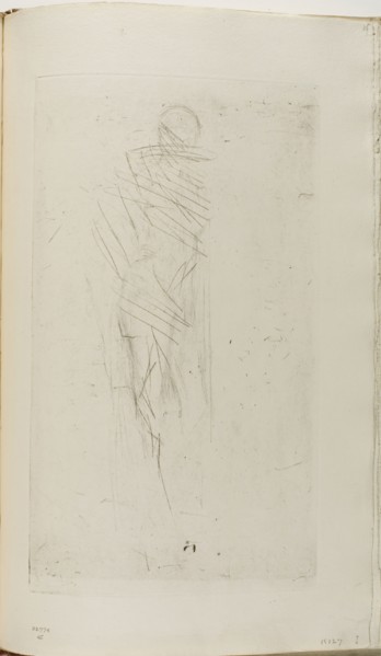 Nude Posing, 1874/75, James McNeill Whistler, American, 1834-1903, United States, Drypoint with