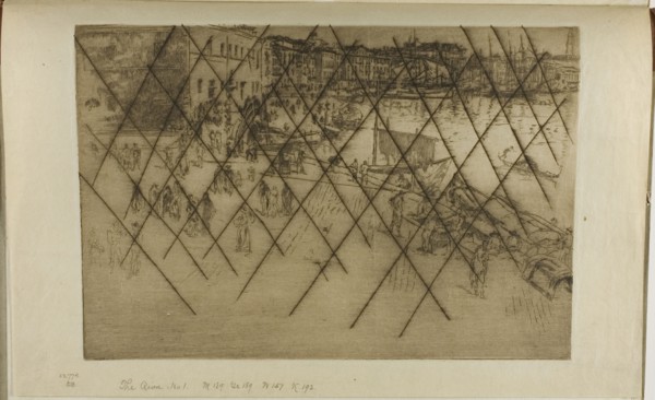 The Riva, 1879/80, James McNeill Whistler, American, 1834-1903, United States, Etching, with