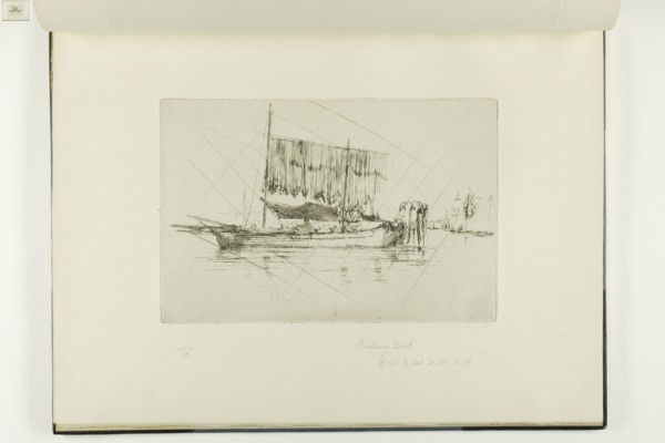 The Fishing Boat, 1879/80, James McNeill Whistler, American, 1834-1903, United States, Etching and