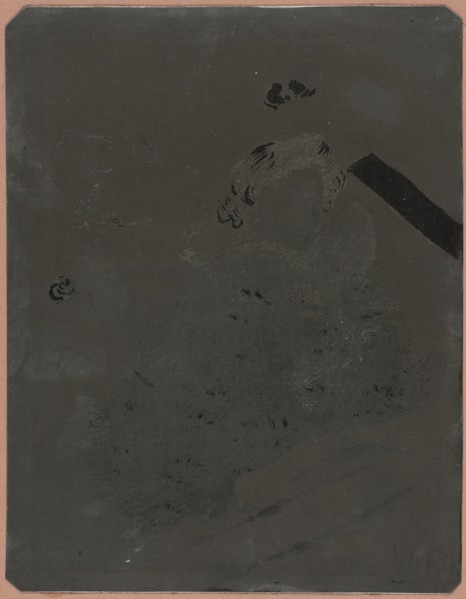 At the Concert, 1896, Henri de Toulouse-Lautrec, French, 1864-1901, France, Zinc lithographic plate