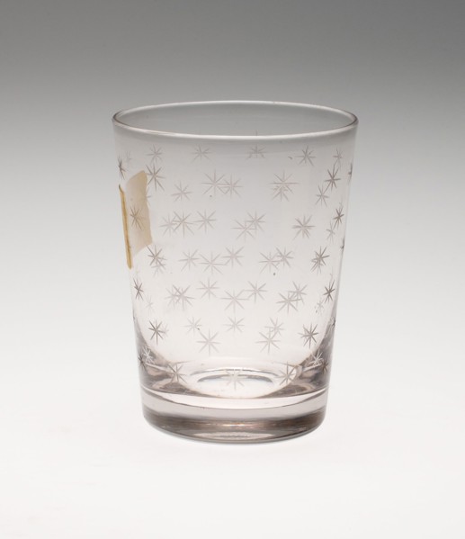Beaker, 1800/25, England, Glass, 10.3 × 7.8 cm (4 1/16 × 3 1/16 in.)