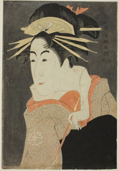 The actor Matsumoto Yonesaburo as Shinobu in the guise of the courtesan Kewaizaka no Shosho, 1794,