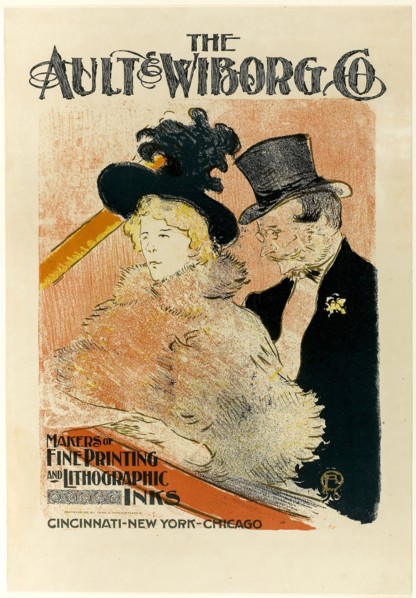 At the Concert, 1896, Henri de Toulouse-Lautrec, French, 1864-1901, France, Color lithograph on