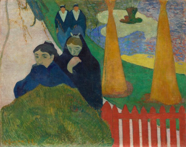 Arlésiennes (Mistral), 1888, Paul Gauguin, French, 1848-1903, France, Oil on jute canvas, 73 × 92