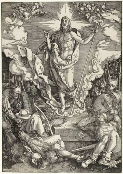 The Resurrection, from The Large Passion, 1510, published 1511, Albrecht Dürer, German, 1471-1528,