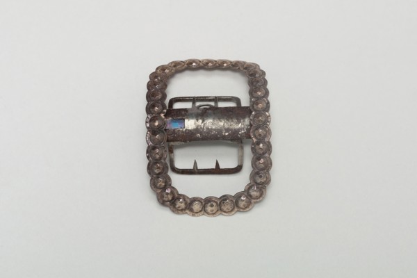 Shoe Buckle, 1784/85, Edward Fennel, English, active 1780-91, London, England, Silver, 6 × 4.5 cm