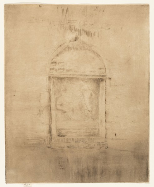 Wool Carders, 1879/80, James McNeill Whistler, American, 1834-1903, United States, Drypoint in dark