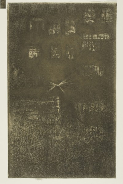 The Dance House: Nocturne, 1889, James McNeill Whistler, American, 1834-1903, United States,