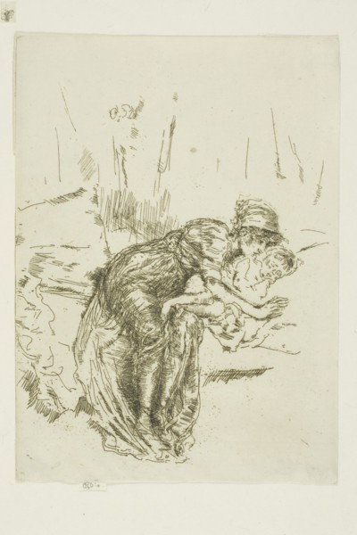 Cameo, No. 2, 1891, James McNeill Whistler, American, 1834-1903, United States, Etching with foul