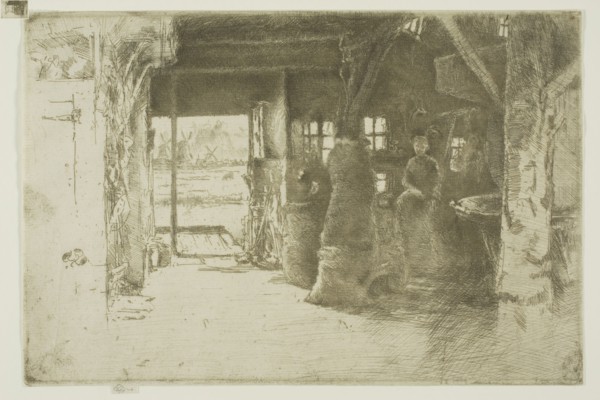 The Mill, 1889, James McNeill Whistler, American, 1834-1903, United States, Etching and drypoint