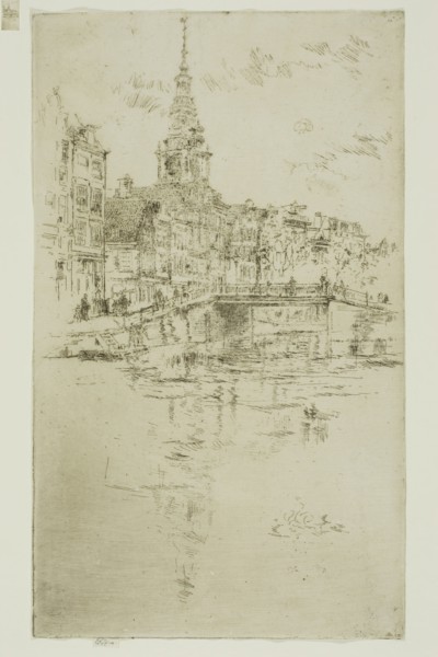 Church, Amsterdam, 1889, James McNeill Whistler, American, 1834-1903, United States, Etching with