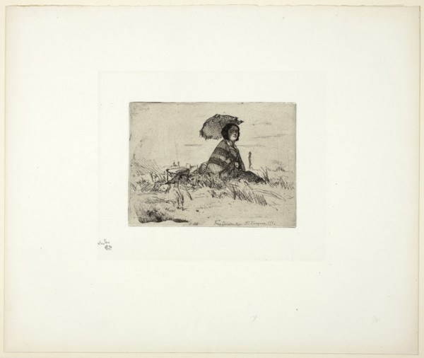 En Plein Soleil, 1858, James McNeill Whistler, American, 1834-1903, United States, Etching with