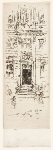 House of the Swan, Brussels, 1887, James McNeill Whistler, American, 1834-1903, United States,