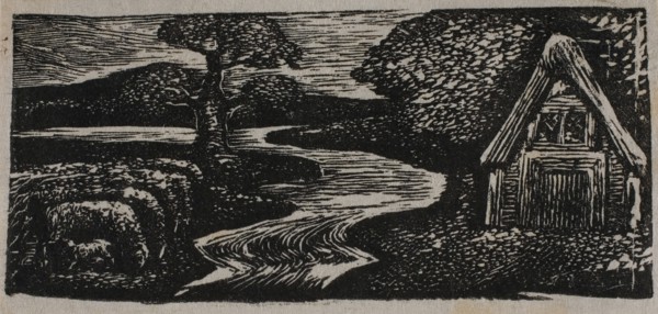 Sabrina’s Silvery Flood, from The Pastorals of Virgil, 1821, William Blake, English, 1757-1827,