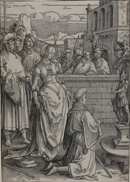 Solomon’s Idolatry, c. 1514, Lucas van Leyden, Netherlandish, c. 1494-1533, Netherlands, Woodcut in