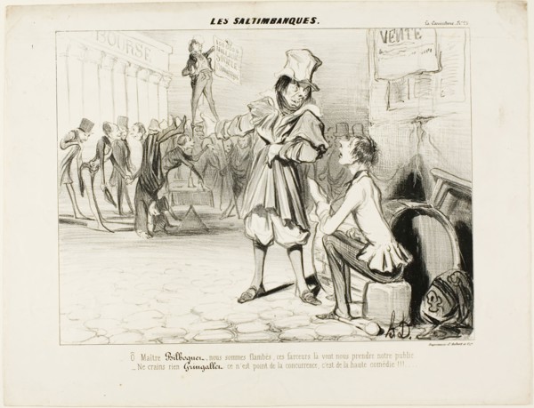 The Mountebanks., Oh Maître Bilboquet, we have had it… these clowns will steal our show! Don’t you