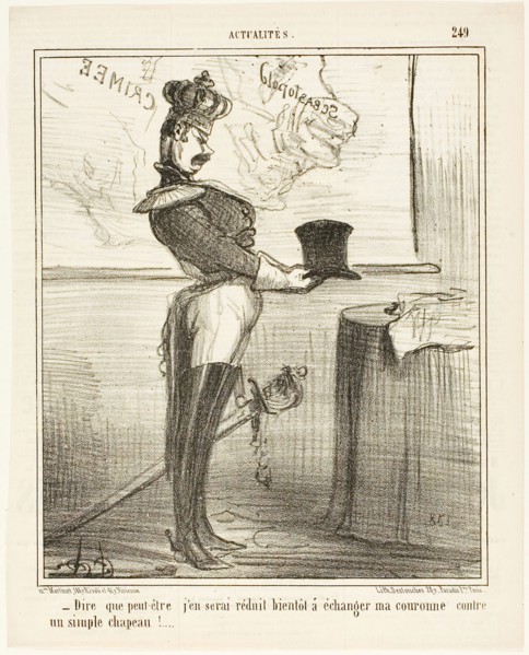 Hard to imagine that one day I might have to trade my crown against a simple hat, plate 249 from