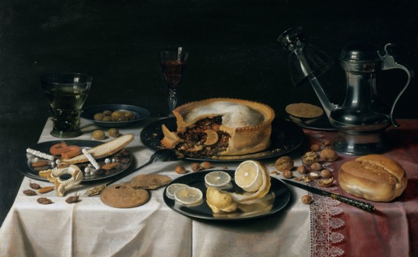Still Life, about 1625, Pieter Claesz, Dutch, 1596/97–1660, Netherlands, Oil on panel, 48 × 76.9 cm