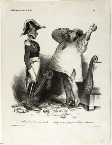 Sire! Lisbon has been captured., aaaah!!… and I dreamt that I had fought courageously!, plate 304,