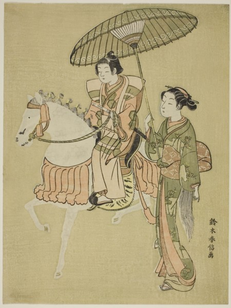 The Young Horseman, c. 1766/67, Suzuki Harunobu ?? ??, Japanese, 1725 (?)-1770, Japan, Color