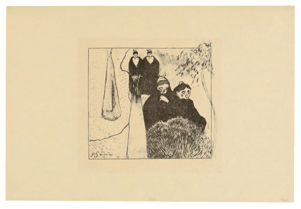 Old Women of Arles, from the Volpini Suite, 1889, printed after 1911, Paul Gauguin (French,