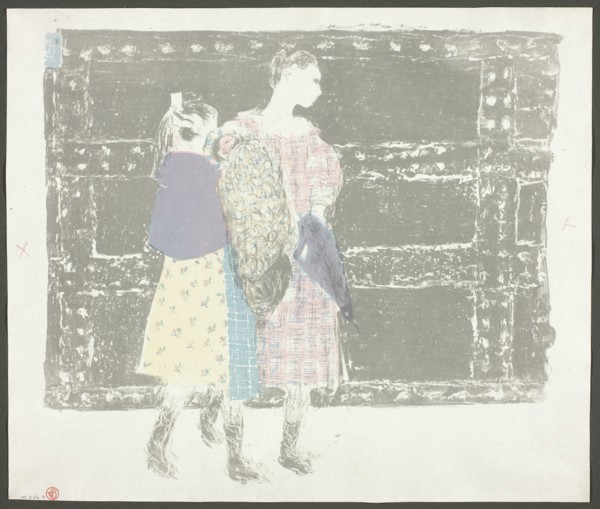 On the Bridge of Europe, plate nine from Landscapes and Interiors, 1899, Edouard Vuillard (French,