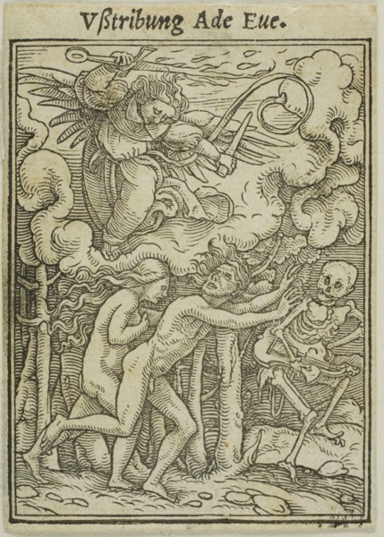 Adam and Eve Driven out of Paradise, n.d., Hans Holbein, the younger, German, 1497-1543, Germany,