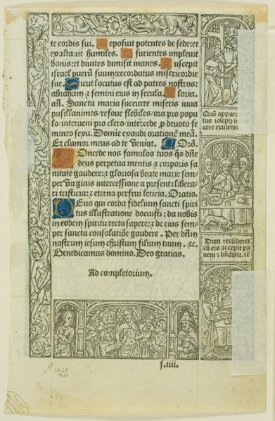 Death of Virgin, from Book of Hours, n.d., Philippe Pigouchet (French, active 1488-1518), published