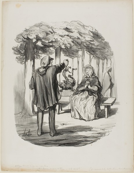 Is this your dog here?, plate 20 from Tout Ce Qu’on Voudra, November 4, 1847, Honoré Victorin