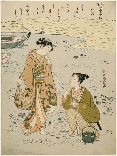 The Third Month (Sangatsu), from the series Popular Versions of Immortal Poets in Four Seasons
