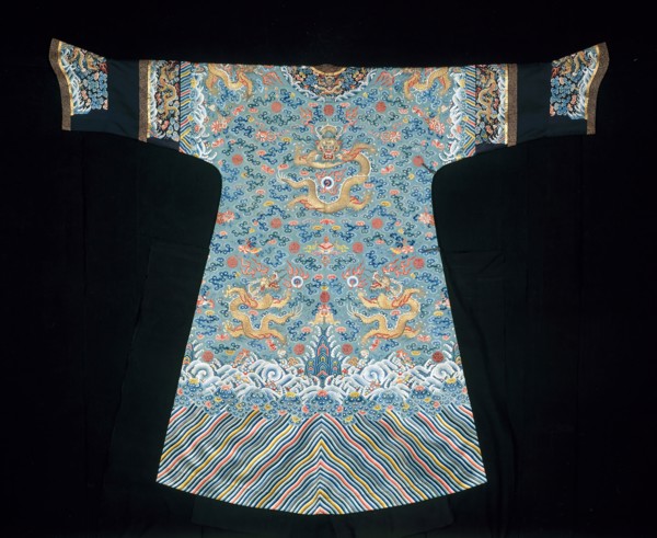 Empress’ Jifu (Semiformal Court Robe), Qing dynasty (1644–1911), 1840/60, Manchu, China, Silk,