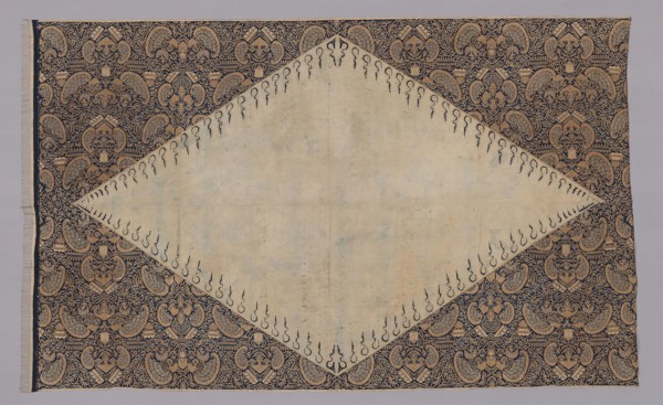Ceremonial Hip Wrapper (Dodot), Late 19th century, Indonesia, Central Java, Java, Cotton, plain