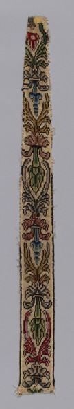 Bell Pull (Fragment), 19th century, France, Paris, Paris, 85.6 x 8.3 cm (33 3/4 x 3 1/4 in.)